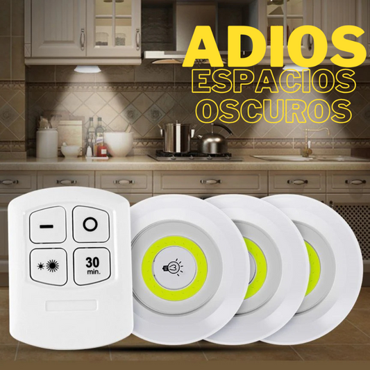 Adios Oscuridad en un solo click con LumiLED ® - Set X3 Und